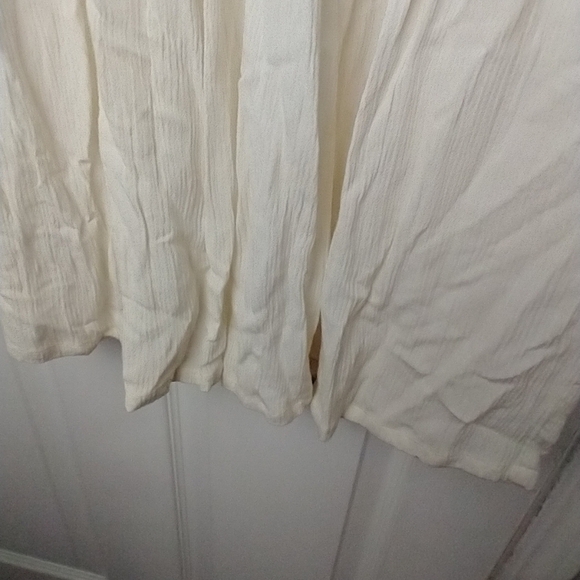 J. Jill creme long sleeve button open front button sleeve long blouse. Size XS - Picture 4 of 11